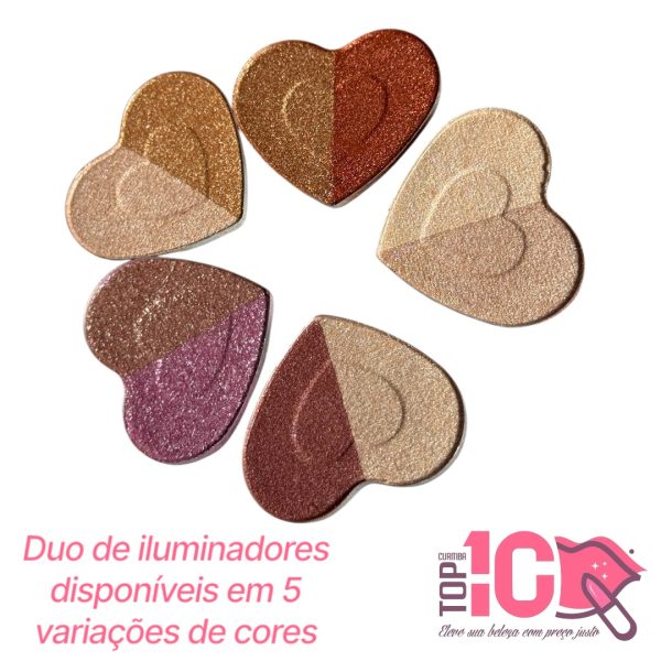 RUBY ROSE ILUMINADOR DUO COMPACTO DOPAMINE - Imagem 2