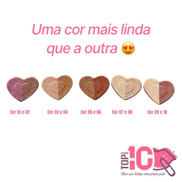 RUBY ROSE ILUMINADOR DUO COMPACTO DOPAMINE - Imagem 8