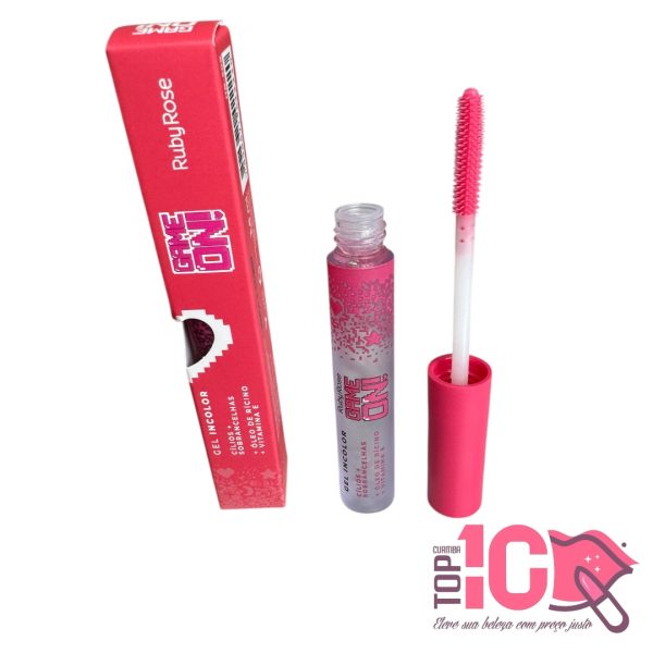 RUBY ROSE GEL INCOLOR CÍLIOS E SOBRANCELHAS GAME ON