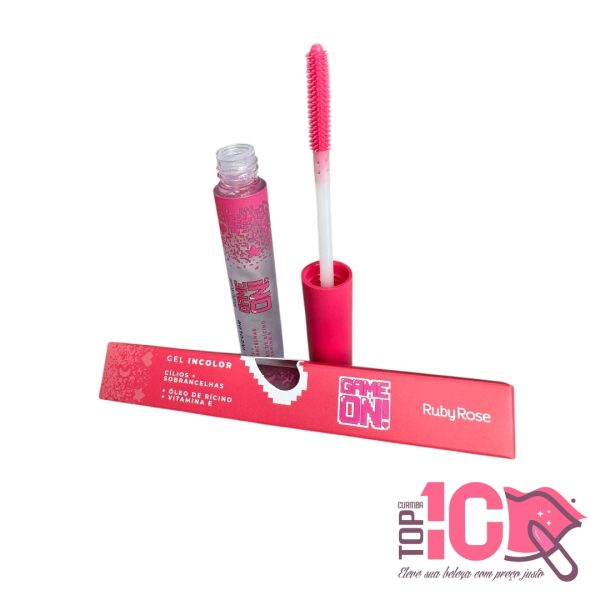 RUBY ROSE GEL INCOLOR CÍLIOS E SOBRANCELHAS GAME ON - Imagem 3