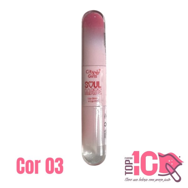 CITY GIRLS LIP OIL E LIP GLOSS SOUL MATE - Imagem 4