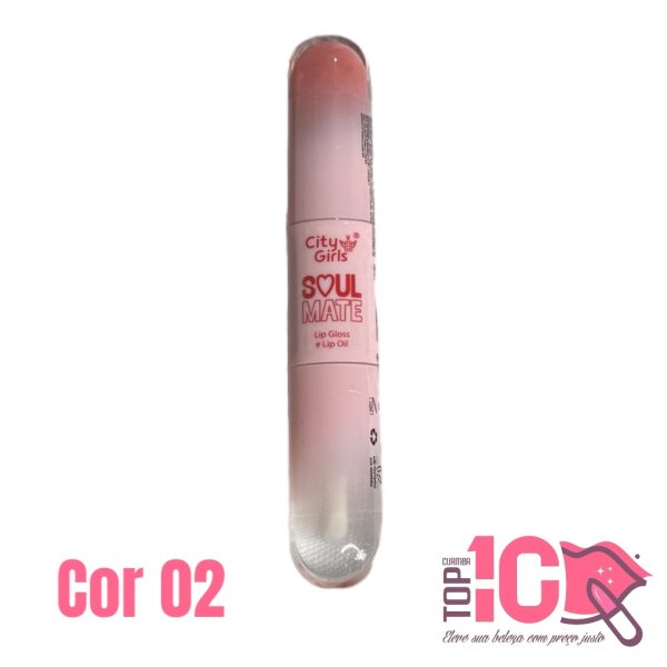 CITY GIRLS LIP OIL E LIP GLOSS SOUL MATE - Imagem 3