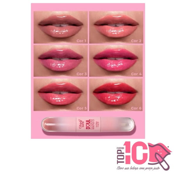 CITY GIRLS LIP OIL E LIP GLOSS SOUL MATE - Imagem 8