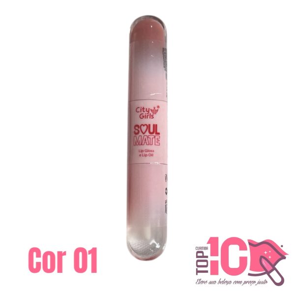 CITY GIRLS LIP OIL E LIP GLOSS SOUL MATE - Imagem 2