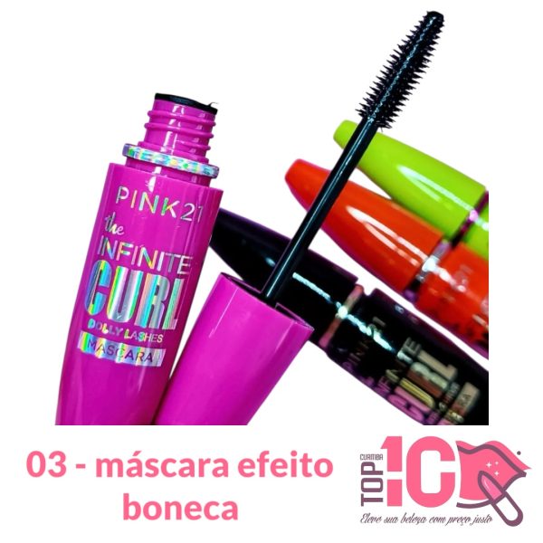 PINK 21 MÁSCARA PARA CÍLIOS INFINITE CURL - Imagem 4