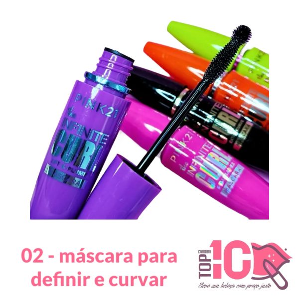 PINK 21 MÁSCARA PARA CÍLIOS INFINITE CURL - Imagem 3