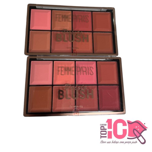 FEMME PARIS PALETA DE BLUSH 8 CORES