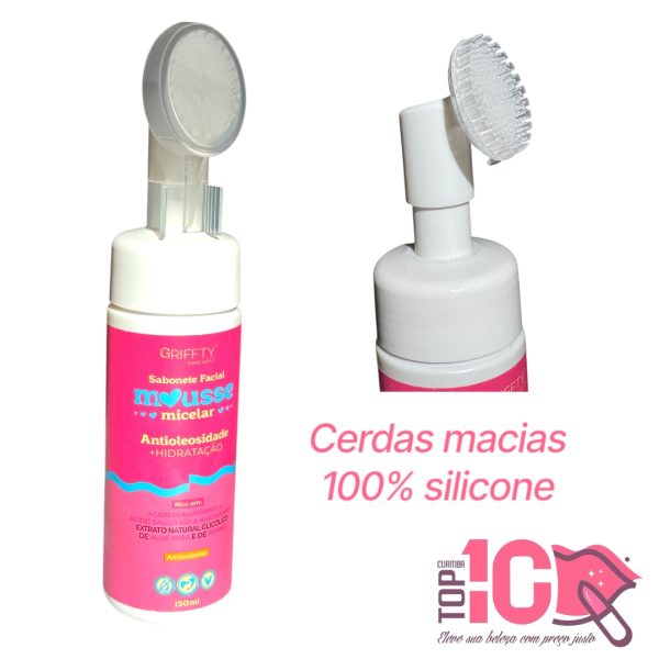 GRIFFTY MOUSSE MICELAR ANTIOLEOSIDADE - Imagem 2