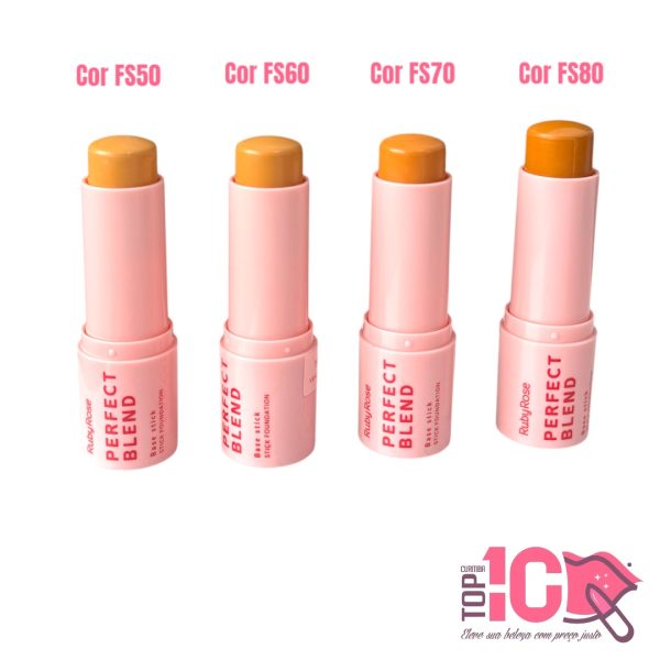 RUBY ROSE BASE STICK PERFECT BLEND - Imagem 5