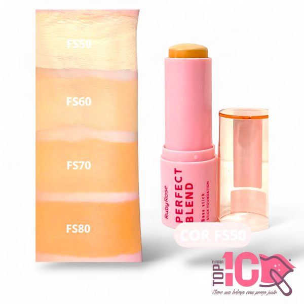 RUBY ROSE BASE STICK PERFECT BLEND - Imagem 7