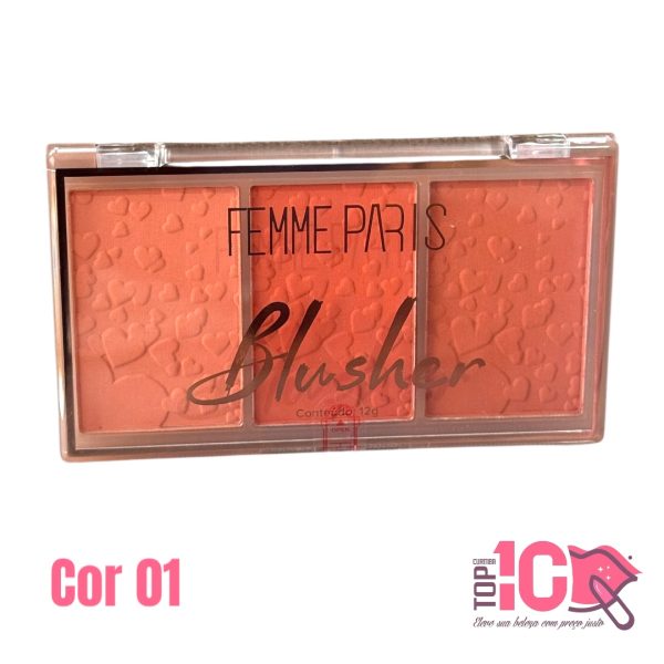 FEMME PARIS PALETA DE BLUSH 3 CORES