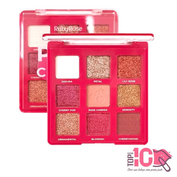 RUBY ROSE PALETA DE SOMBRAS PINK CHERRY - Imagem 3