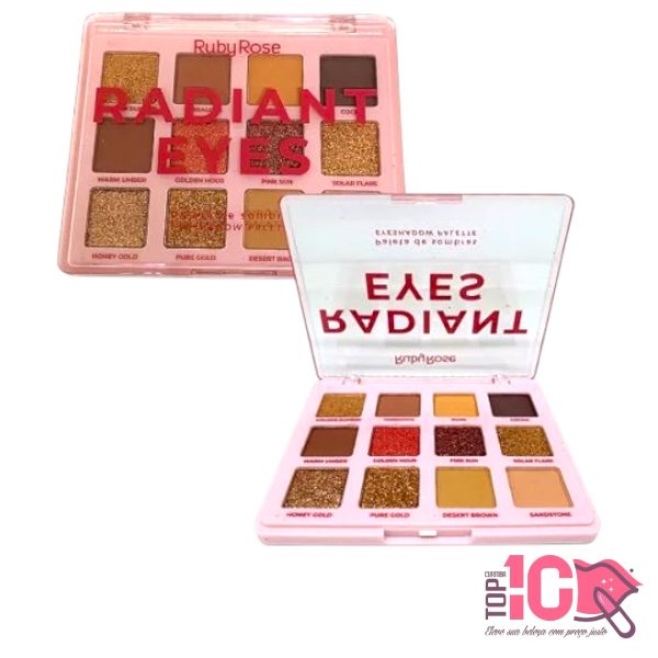 RUBY ROSE PALETA DE SOMBRAS RADIANT EYES - Imagem 2