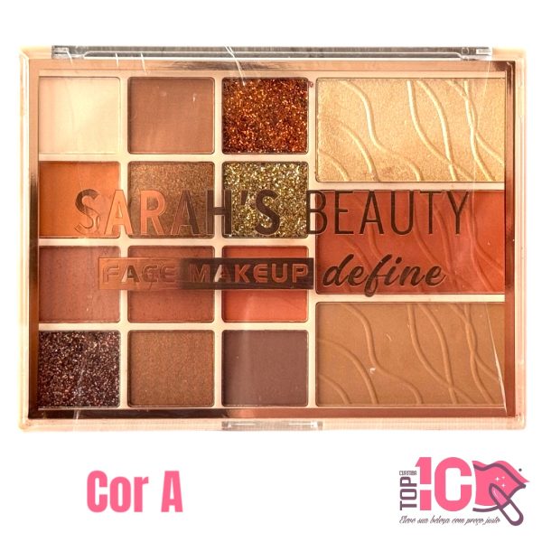 SARAH'S BEAUTY PALETA DE SOMBRAS FACE MAKEUP DEFINE