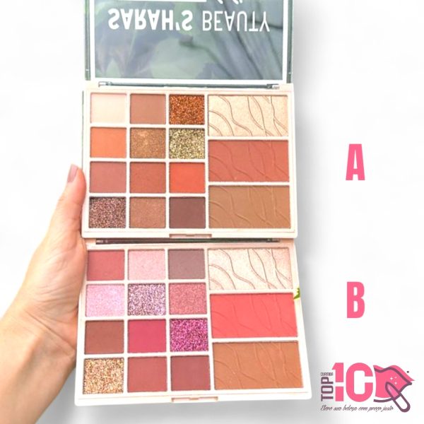 SARAH'S BEAUTY PALETA DE SOMBRAS FACE MAKEUP DEFINE - Imagem 3