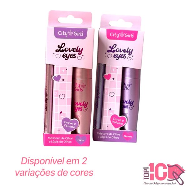 CITY GIRLS KIT MÁSCARA DE CÍLIOS E LÁPIS DE OLHOS - Imagem 2