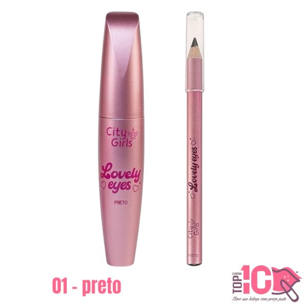 CITY GIRLS KIT MÁSCARA DE CÍLIOS E LÁPIS DE OLHOS - Imagem 5