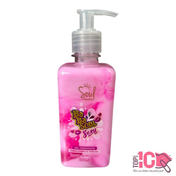 SOUL GEL HIDRATANTE SEXY IOGURTE DE MORANGO 280ML