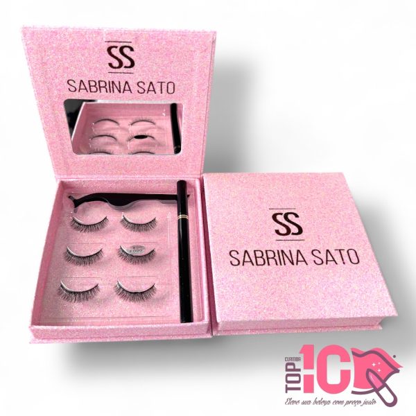 SABRINA SATO KIT DE CÍLIOS COM COLA MAGNÉTICA