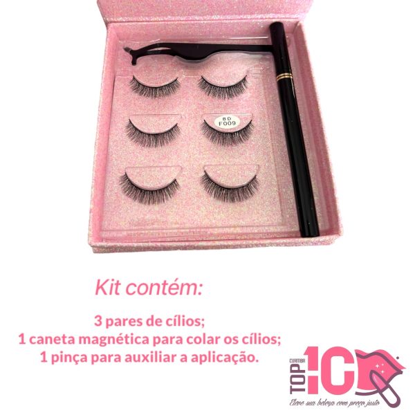 SABRINA SATO KIT DE CÍLIOS COM COLA MAGNÉTICA - Imagem 2