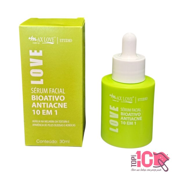 MAX LOVE SÉRUM FACIAL BIOATIVO ANTIACNE 10 EM 1