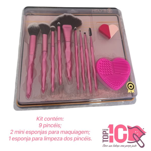 KIT DE PINCÉIS E ESPONJAS MEILY'S - Imagem 2