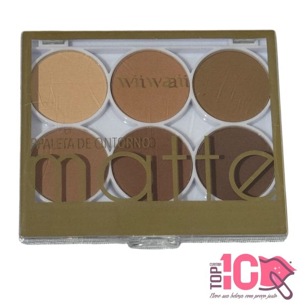 VIVAI PALETA DE CONTORNO MATTE 6 CORES - Imagem 2