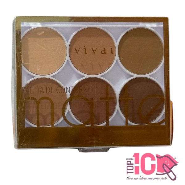 VIVAI PALETA DE CONTORNO MATTE 6 CORES - Imagem 3