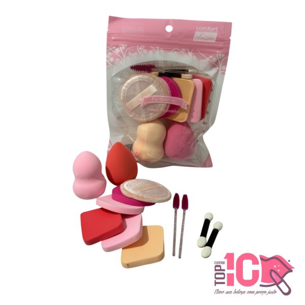 KIT DE ESPONJAS PARA MAQUIAGEM