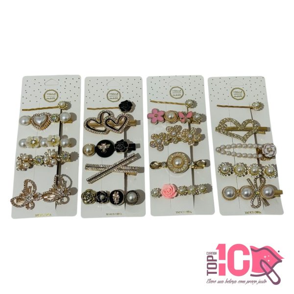 KIT DE PRESILHAS E GRAMPOS DE LUXO
